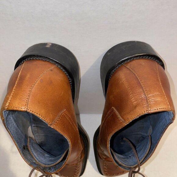 Robert Wayne Square Toe Leather Lace Up Oxfords 12 main image 6